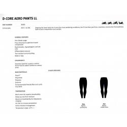 Spodnie Termoaktywne Chłodzące Dainese D-Core Aero Pant LL Czarno/Niebieskie