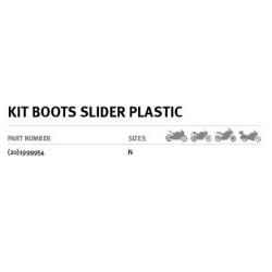 Slidery Plastikowe do Butów Dainese Kit Boots Slider Plastic 16 Czerwone-Fluo