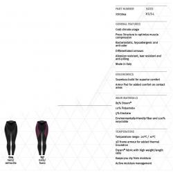 Spodnie termoaktywne damskie Dainese D-Core Thermo Pant LL Lady Czarno/Różowe