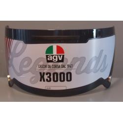 Szyba do kasku AGV X3000 Smoke 80% z Antifogiem