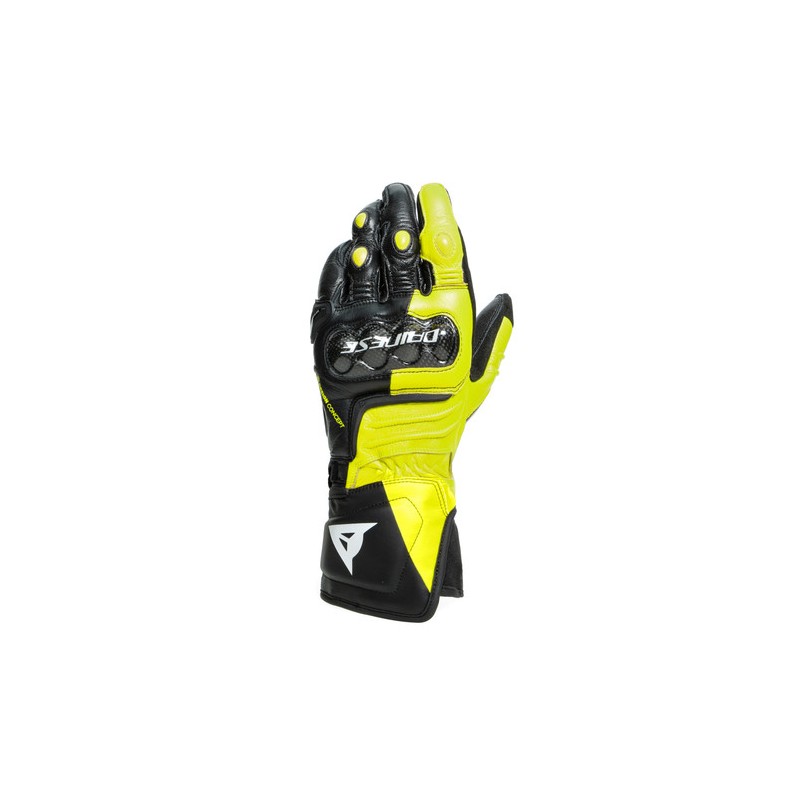 Rękawice Motocyklowe Dainese Carbon 3 Long Czarne/Żółte-Fluo