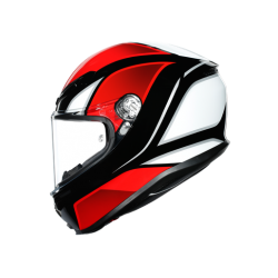 Kask motocyklowy AGV K6 Hyphen Czarno/Czerwony