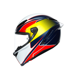 Kask motocyklowy AGV Corsa R SuperSport Niebiesko/Czerwono/Żółty