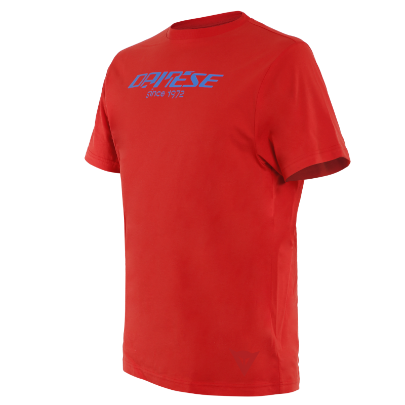 Koszulka Dainese Paddock Long T-Shirt Czerwono/Niebieska