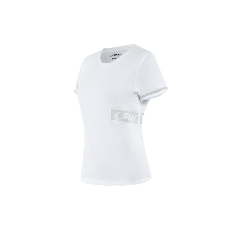 Koszulka damska Dainese Paddock Lady T-Shirt Biała