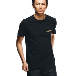 Koszulka Dainese Hatch T-Shirt Czarno/Pomarańczowa