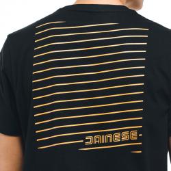 Koszulka Dainese Hatch T-Shirt Czarno/Pomarańczowa
