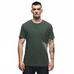 Koszulka Dainese T-Shirt Big Logo Zielono/Biała