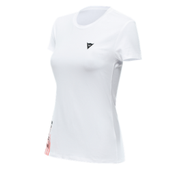 Koszulka damska Dainese T-Shirt Logo Lady Biała