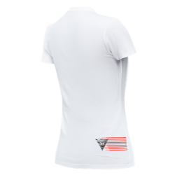Koszulka damska Dainese T-Shirt Logo Lady Biała