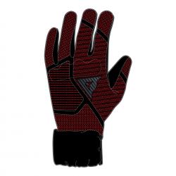 Rękawice Narciarskie Dainese Knit Gloves Czerwone