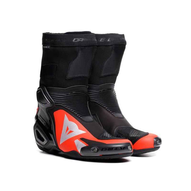 Buty Motocyklowe Dainese Axial 2 Boots Czarne/Czerwone-Fluo